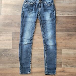 Wallflower Dark Blue Skinny Jeans